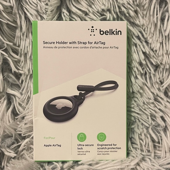 Apple AirTag Secure Holder with strap - Picture 1 of 5